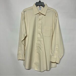 Brooks brother Men's Cream Dress Shirt